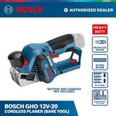Bosch GHO 12V-20 Cordless Planer (Bare tool)